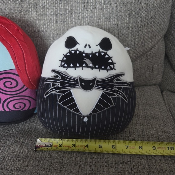 Disney Nightmare Before Christmas Squishmallows 8" Jack Sally Skellington Plush - Picture 10 of 10